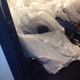 Illustration for article titled This Depressing, Discarded Mound Of Plastic Tarps Is What Was Torn From Detroits Locker Room After The As Forced Game 5